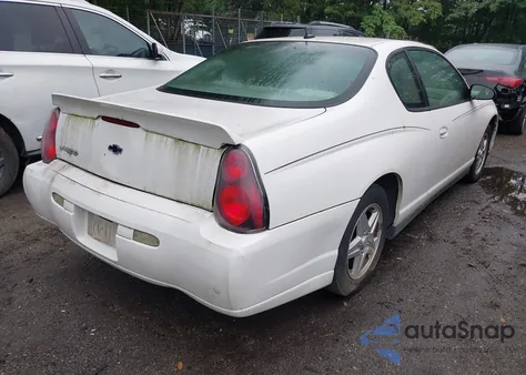 2005 Chevrolet Monte Carlo Ls из США, поврежденный, VIN 2G1WW12E459190429
